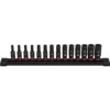 Milwaukee 49-66-7003 SHOCKWAVE 1/4 in. Drive Metric Deep Well 6 Point Impact Socket Set (14-Piece)