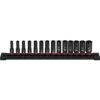 Milwaukee 49-66-7008 SHOCKWAVE 3/8 in. Drive Metric Deep Well 6 Point Impact Socket Set (14-Piece)