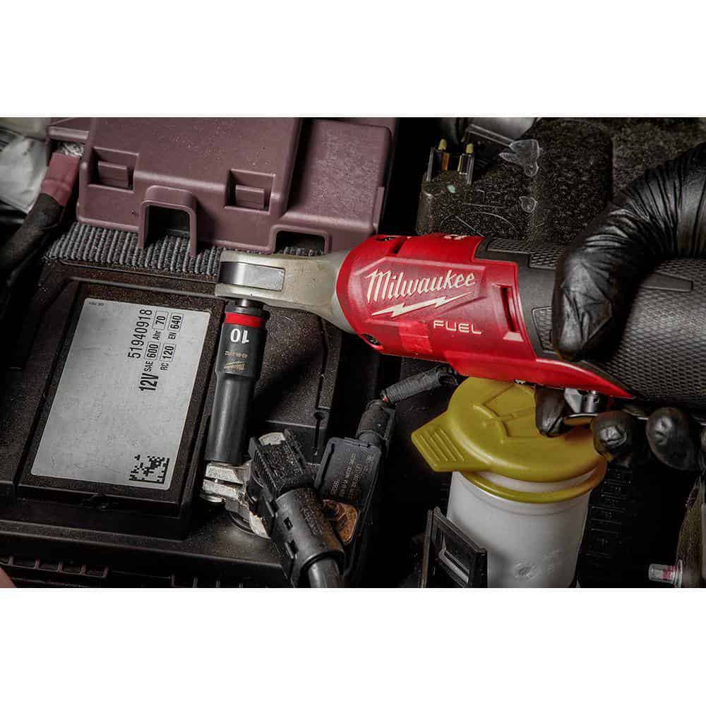 Milwaukee 49-66-7008 SHOCKWAVE 3/8 in. Drive Metric Deep Well 6 Point Impact Socket Set (14-Piece)