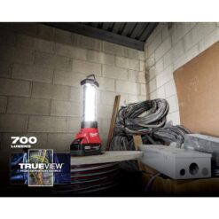 Milwaukee 2363-20 M18 18-Volt Lithium-Ion Cordless 700-Lumen LED Lantern/Trouble Light w/ USB Charging (Tool-Only)