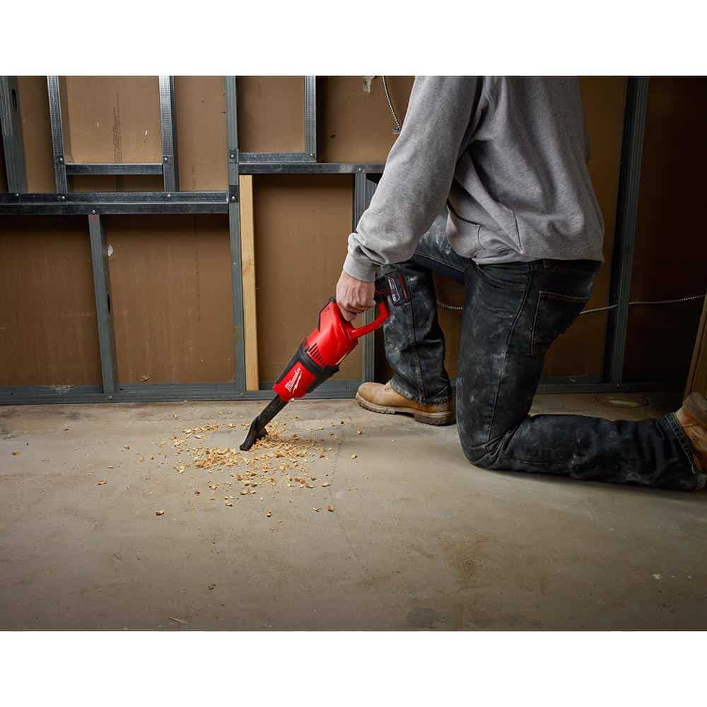 Milwaukee 0850-20 M12 12-Volt Lithium-Ion Cordless Compact Vacuum (Tool-Only)