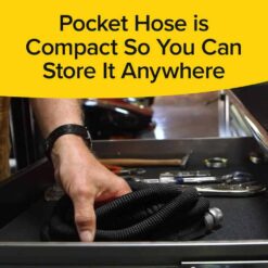 Pocket Hose 13490-6 Silver Bullet 3/4 in. Dia x 100 ft. Lightweight Kink-Free Expandable Water Garden Hose