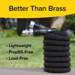 Pocket Hose 13490-6 Silver Bullet 3/4 in. Dia x 100 ft. Lightweight Kink-Free Expandable Water Garden Hose