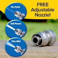 Pocket Hose 13490-6 Silver Bullet 3/4 in. Dia x 100 ft. Lightweight Kink-Free Expandable Water Garden Hose