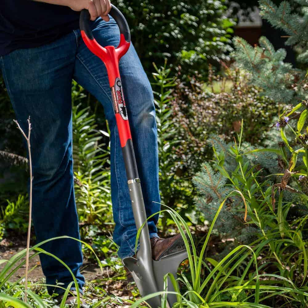 Radius Garden 22011-21 45 in. Root Slayer Carbon Steel Shovel, 32 in. Handle