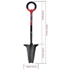 Radius Garden 22011-21 45 in. Root Slayer Carbon Steel Shovel, 32 in. Handle