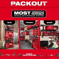 Milwaukee 48-22-8397R PACKOUT Red 36 oz. Insulated Bottle with Chug Lid