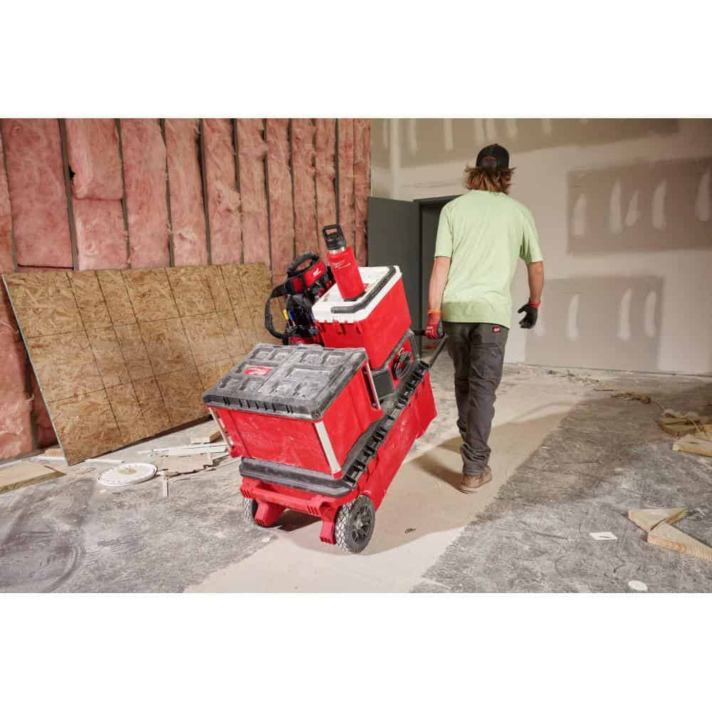 Milwaukee 48-22-8397R PACKOUT Red 36 oz. Insulated Bottle with Chug Lid