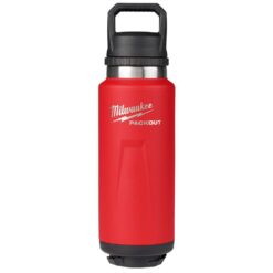 Milwaukee 48-22-8397R PACKOUT Red 36 oz. Insulated Bottle with Chug Lid