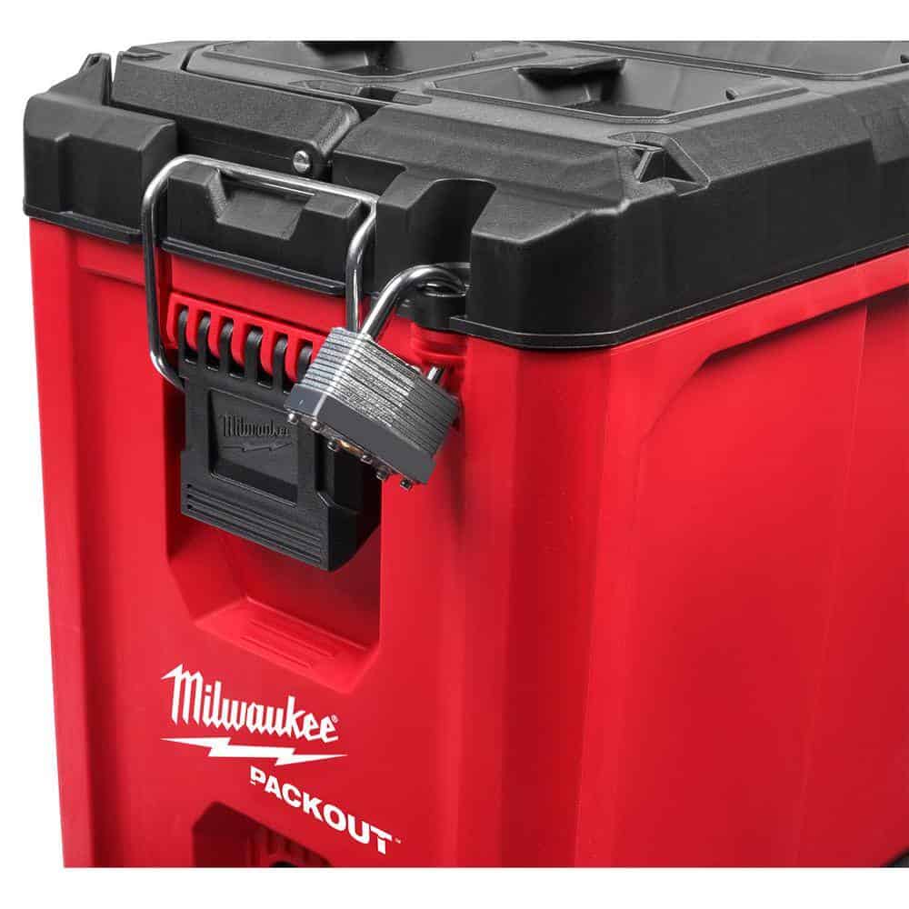 Milwaukee 48-22-8422 PACKOUT 10 in. Compact Portable Tool Box with Adjustable Dividers and Interior Storage Tray
