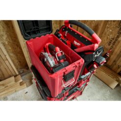 Milwaukee 48-22-8422 PACKOUT 10 in. Compact Portable Tool Box with Adjustable Dividers and Interior Storage Tray