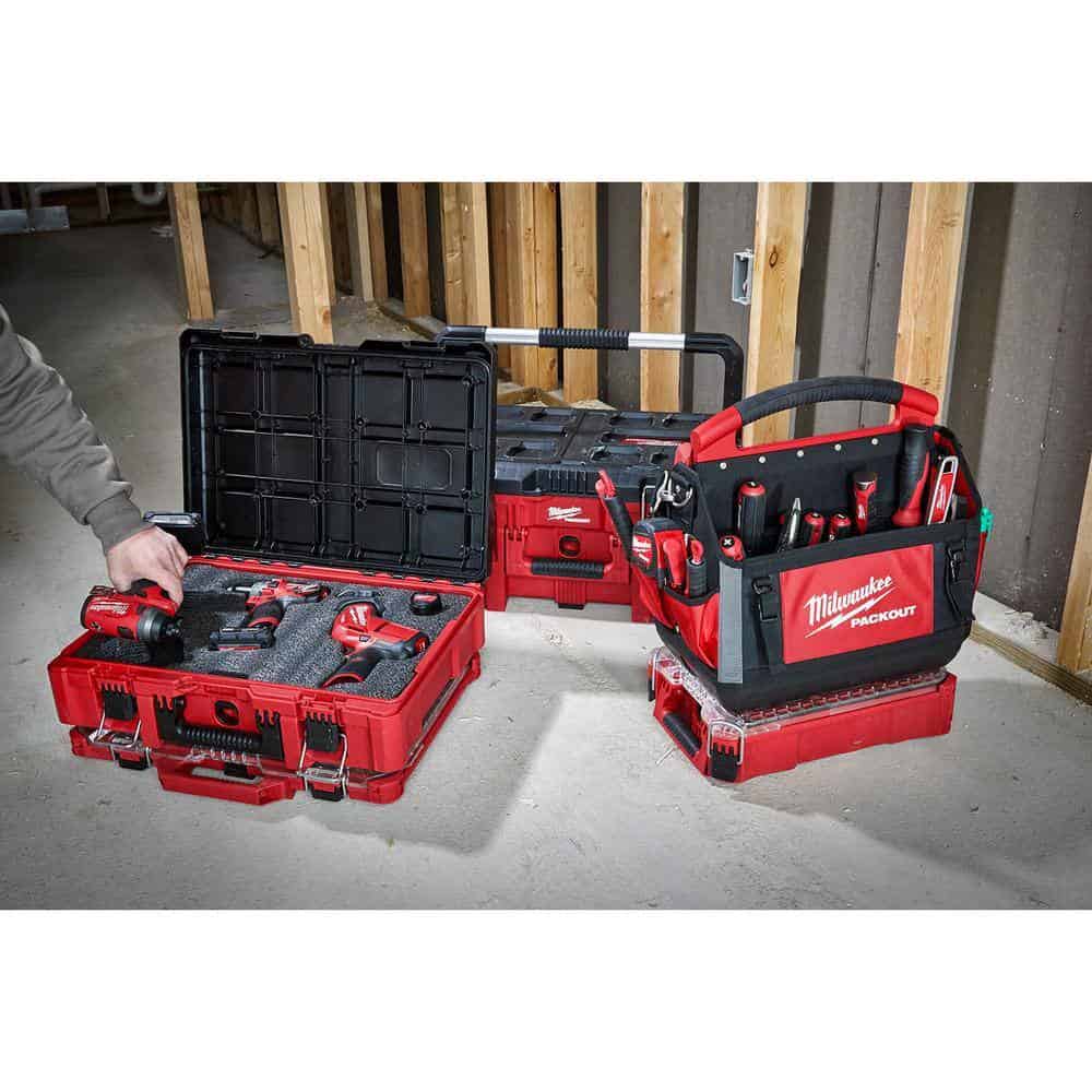 Milwaukee 48-22-8450 PACKOUT 16 in. Portable Modular Tool-Box Case with Customizable Insert