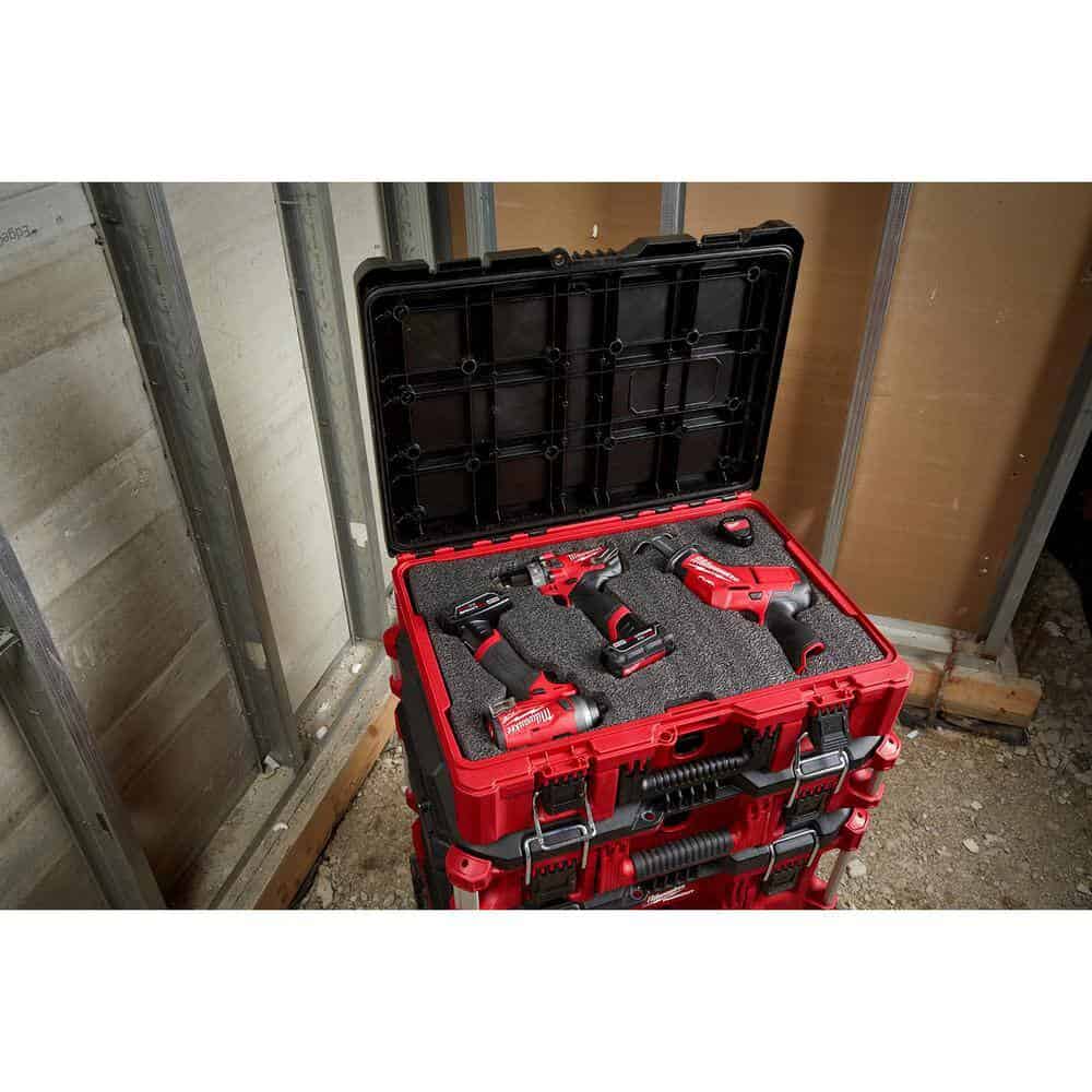 Milwaukee 48-22-8450 PACKOUT 16 in. Portable Modular Tool-Box Case with Customizable Insert