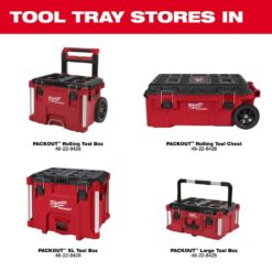 MILWAUKEE PACKOUT 48-22-8045 Tool Tray with Quick Adjust Dividers