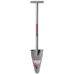 Root Assassin RA-004 35 in. Steel T-Handle Metal Detecting Shovel with Blade Cover