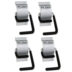 Flow Wall FSH-039-4 Silver Storage S-Hook (4-Pack)