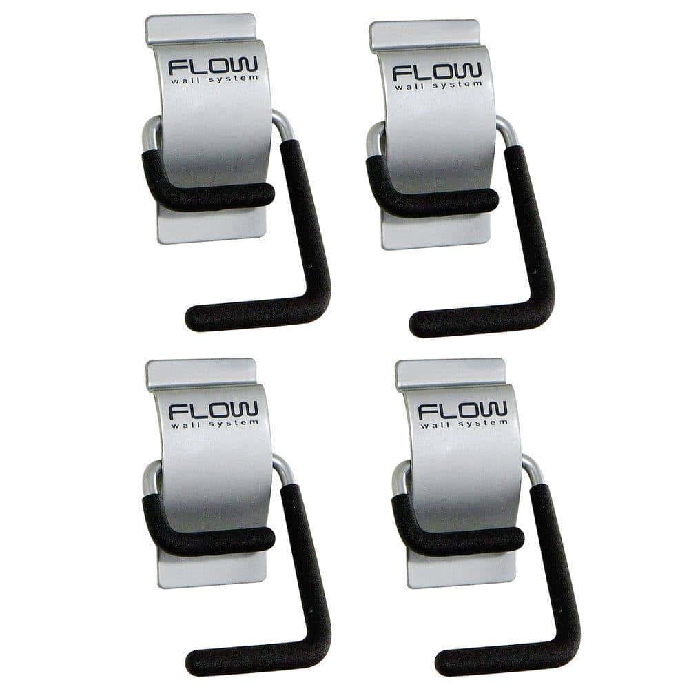 Flow Wall FSH-039-4 Silver Storage S-Hook (4-Pack)