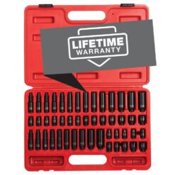 SUNEX TOOLS 1848 1/4 in. Drive SAE and Metric Impact Socket Set (48-Piece)