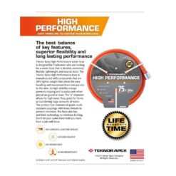 Teknor Apex 9150 50 High-Performance 3/4 in. x 50 ft. Tradesman Grade Water Hose