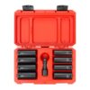TEKTON SID92415 1/2 in. Drive Impact Lug Nut Socket Set (9-Piece)