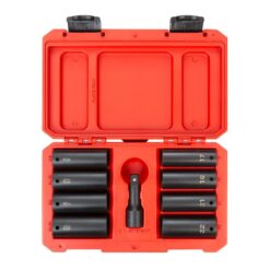 TEKTON SID92415 1/2 in. Drive Impact Lug Nut Socket Set (9-Piece)