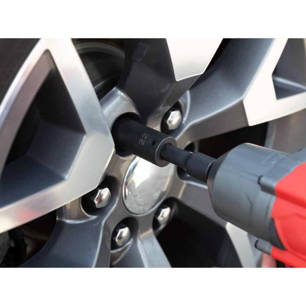 TEKTON SID92415 1/2 in. Drive Impact Lug Nut Socket Set (9-Piece)