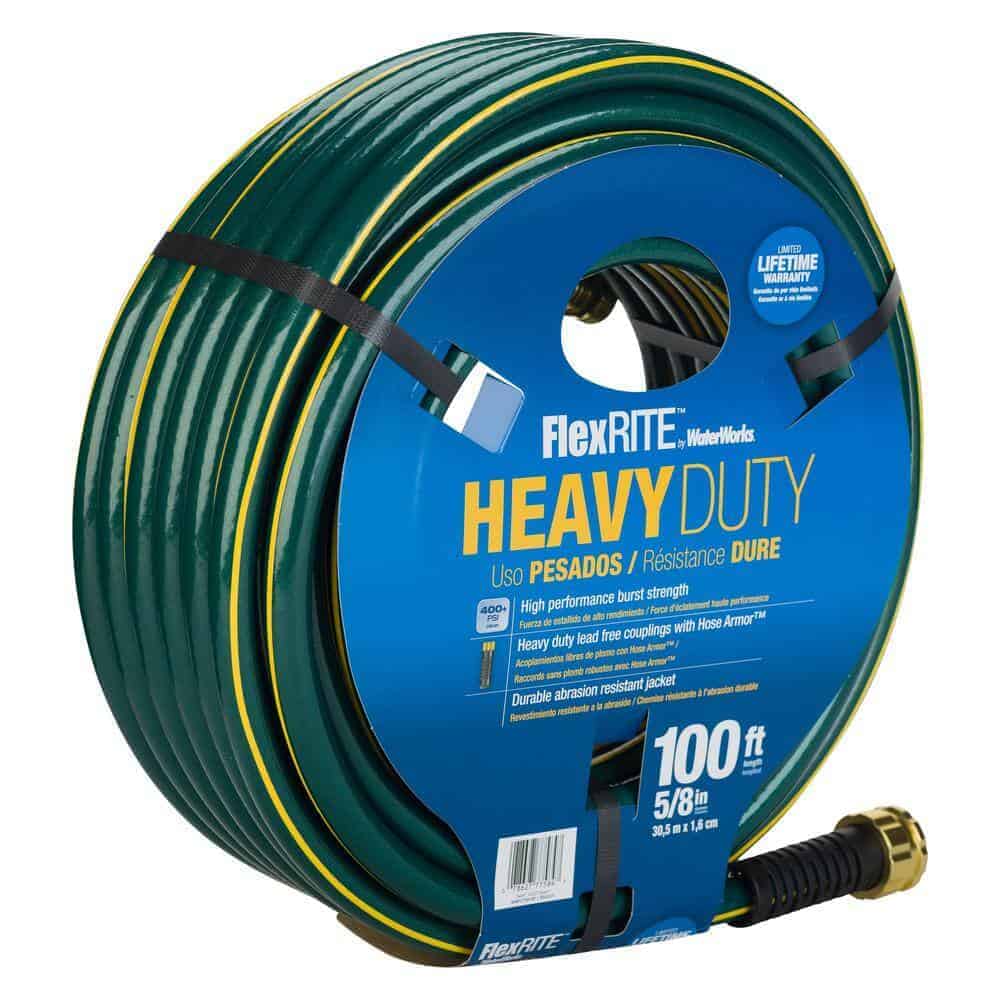 WATERWORKS CWWFXT58100 FlexRite 5/8 in. x 100 ft. Heavy Duty Hose