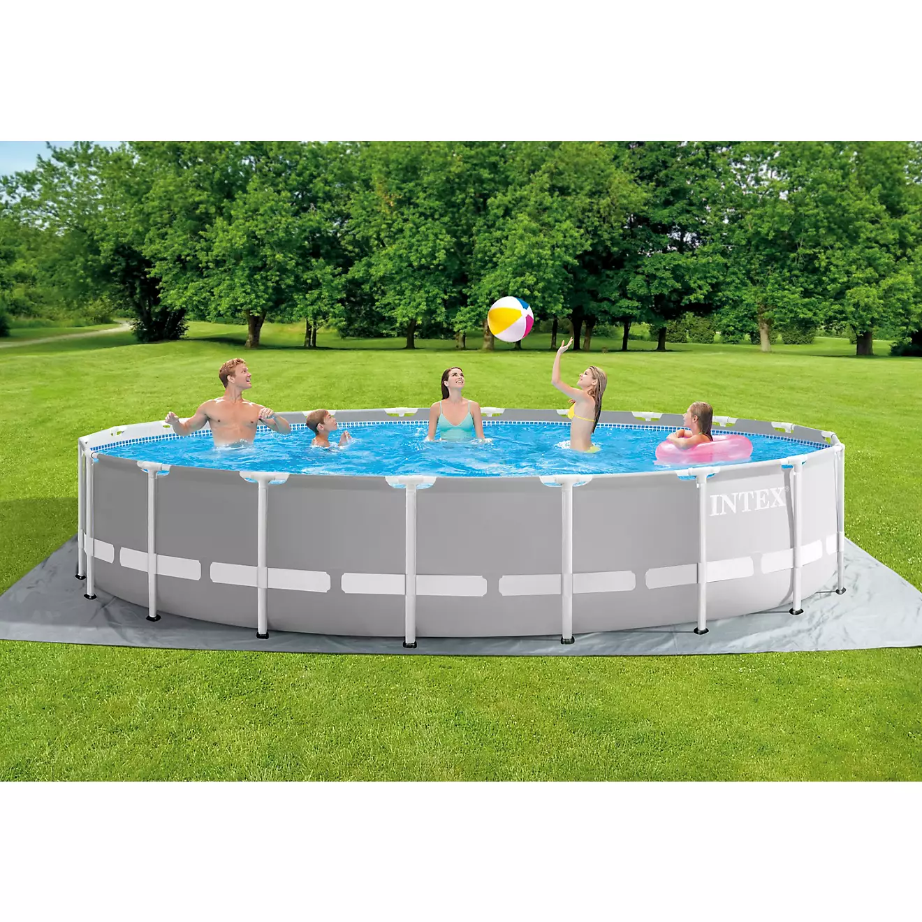 INTEX 20 ft x 52 in Prism Frame Premium Pool Set