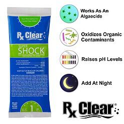 Rx Clear Super Shock for Synergy Pool Systems - 24 lb