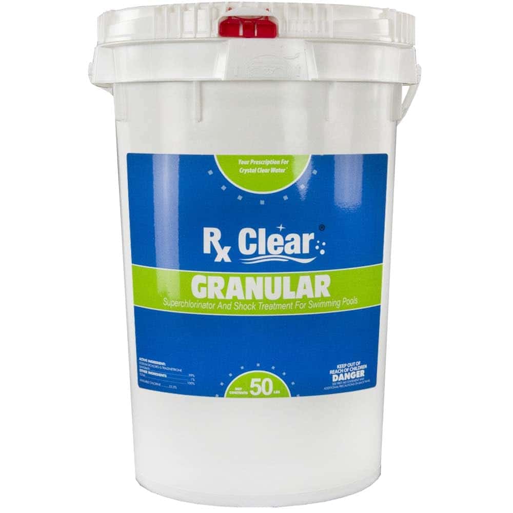 Rx Clear Stabilized Granular Chlorine, 50-Pound