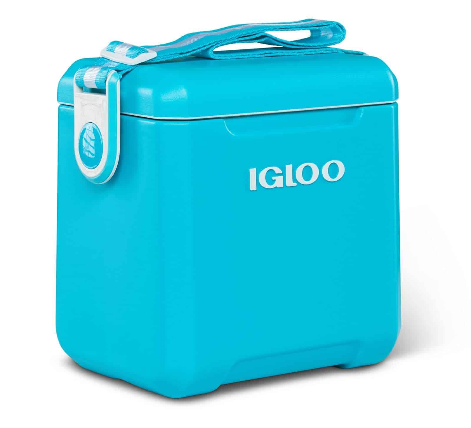 Igloo 11 Qt Tag Along Too Strapped Picnic Style Cooler, Turquoise