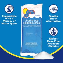 In The Swim - Chlorine - Free Pool Shock, 40lb Pail