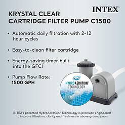 INTEX 20 ft x 52 in Prism Frame Premium Pool Set