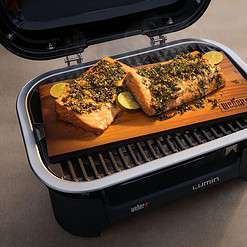 Weber Lumin Compact Outdoor Electric Barbecue Grill, Black