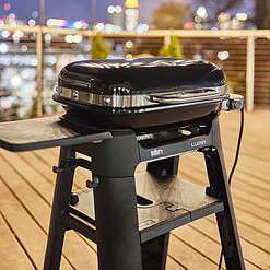 Weber Lumin Compact Outdoor Electric Barbecue Grill, Black