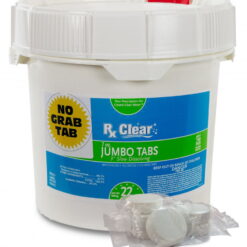 Rx Clear No Grab Tab 3" Chlorine Tabs with Water Soluble Wrapper - 22 lbs