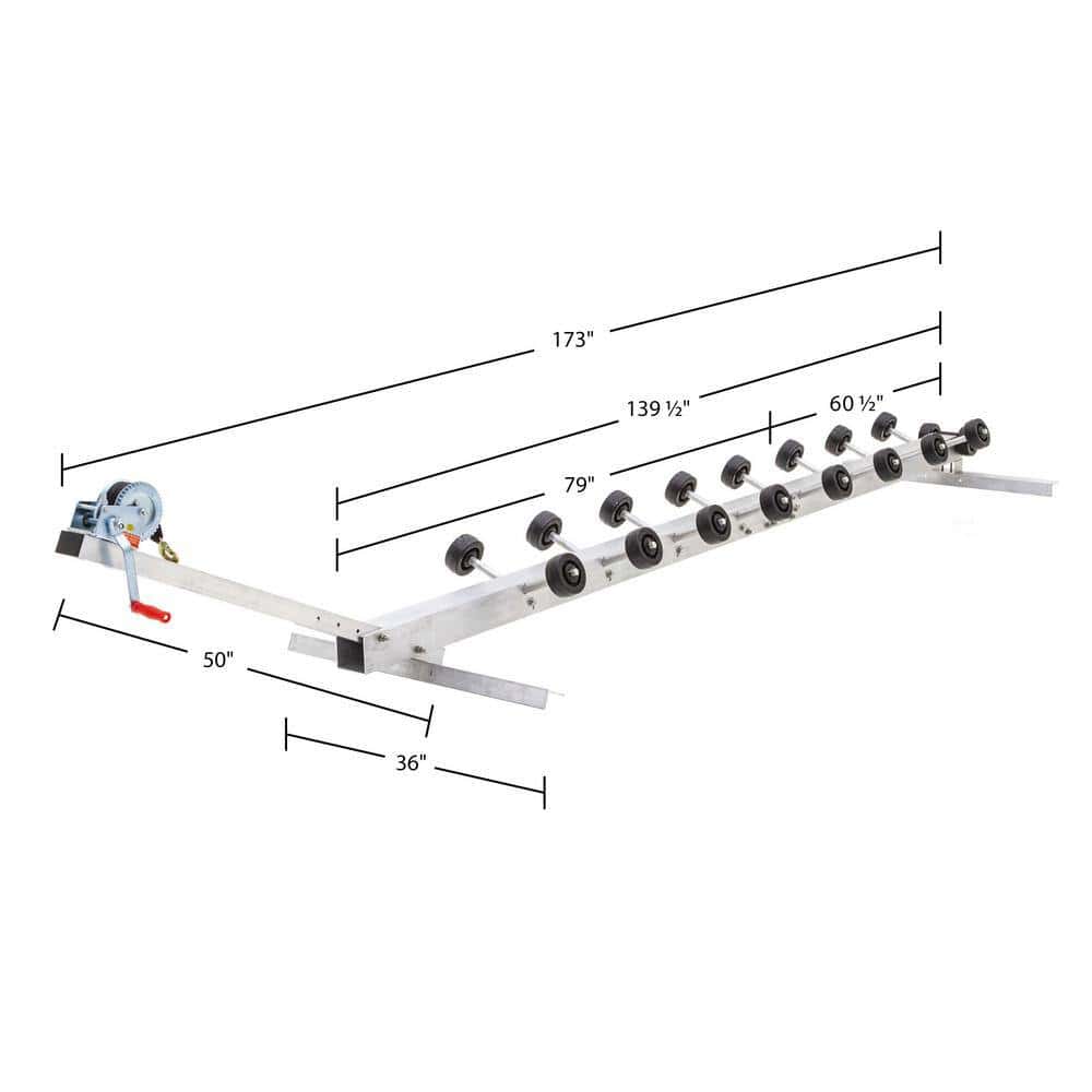 Black Widow PWC-RAMP 173 in. Personal Watercraft Dock - Image 5