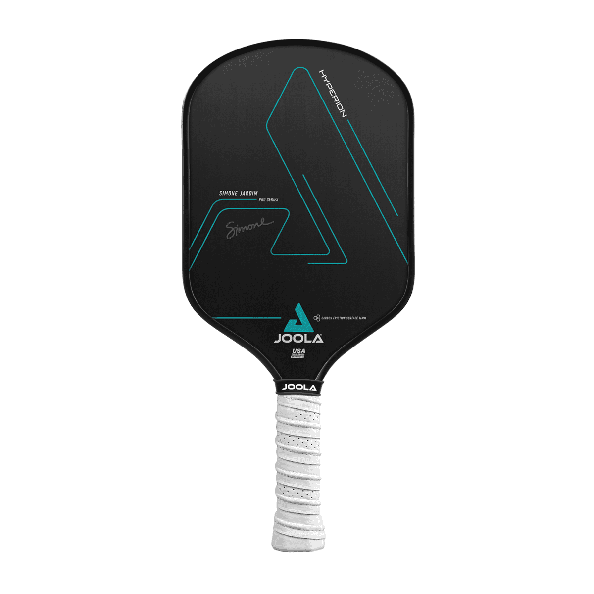 JOOLA Simone Jardim Hyperion CFS 16mm Pickleball Paddle, Black, 7.9 oz