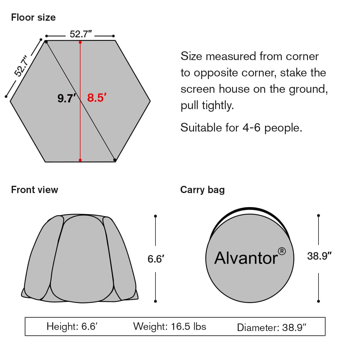 10'x10' Gazebo Pop Up with Mosquito Netting Portable Beige