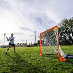 Rukket Sports SPDR Steel Portable Lacrosse Goal, Ultra Strong Pop up Lax Net (6ft x 6ft)