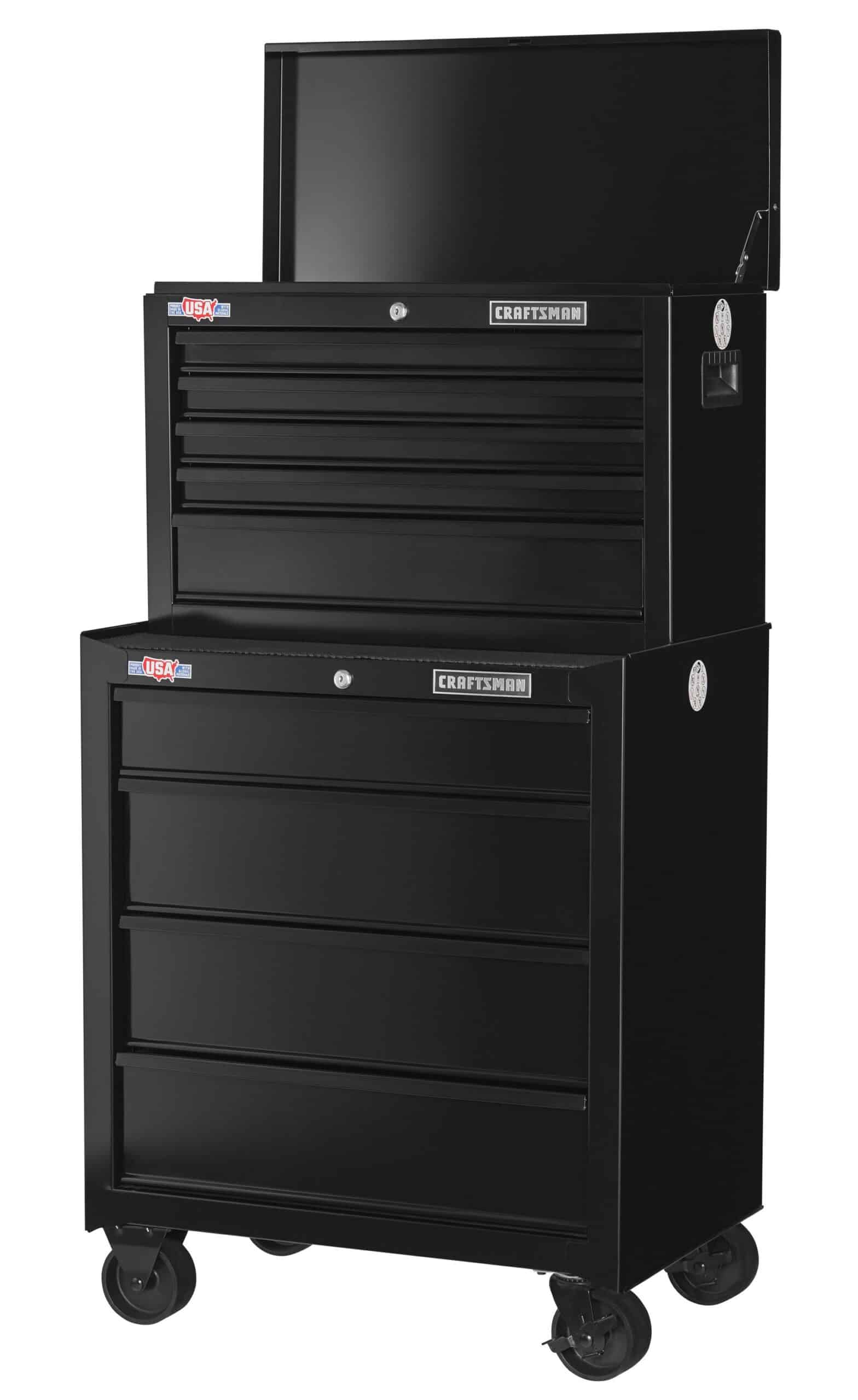 CRAFTSMAN CMST22654BK 1000 Series 26-in W x 17.25-in H 5-Drawer Steel Tool Chest (Black)
