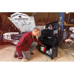 CRAFTSMAN CMST22653BK 1000 Series 26.5-in W x 44.25-in H 5 Ball-bearing Steel Tool Chest Combo (Black)