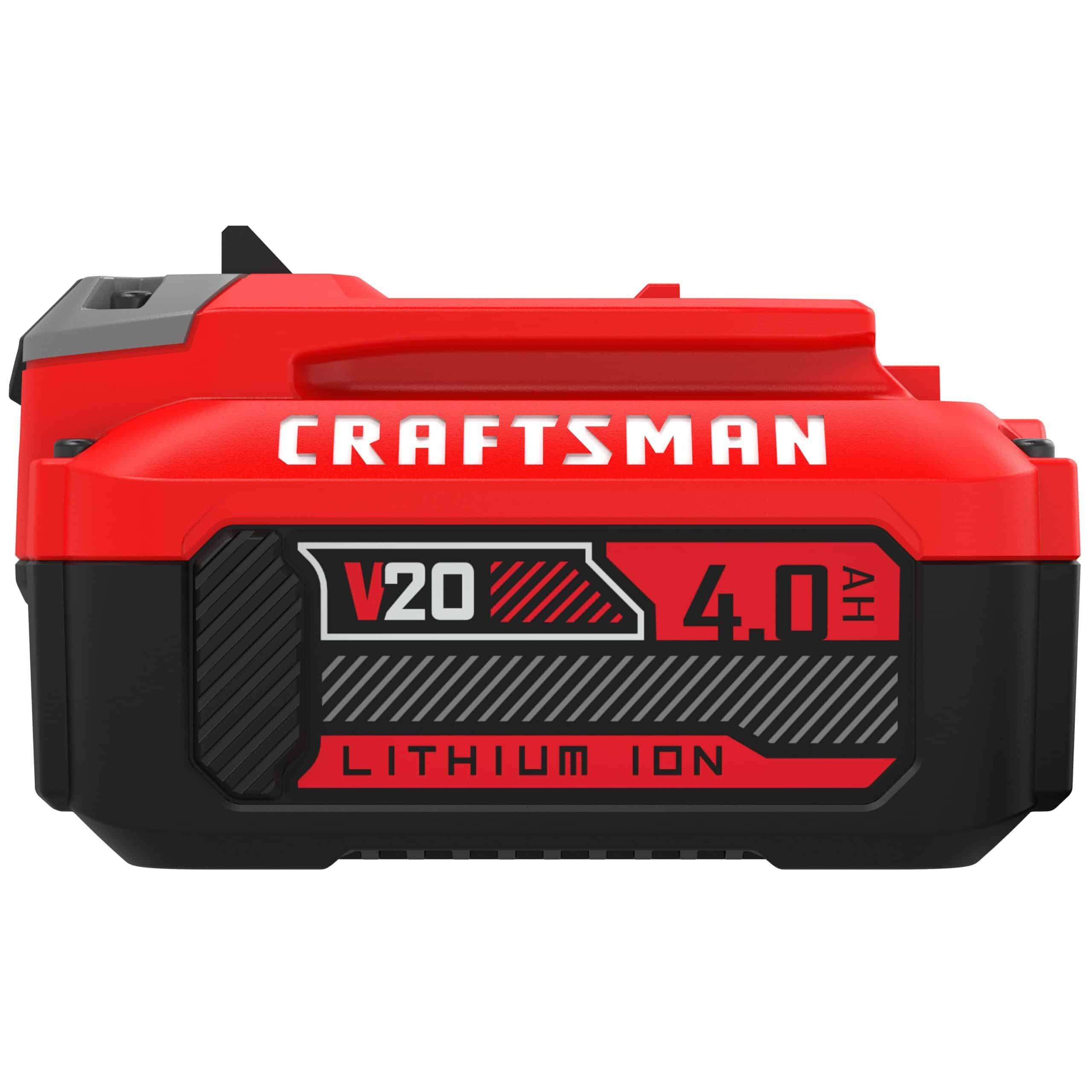 CRAFTSMAN V20 20-Volt 2-Pack 4 Amp-Hour; 4 Amp-Hour Lithium Power Tool Battery