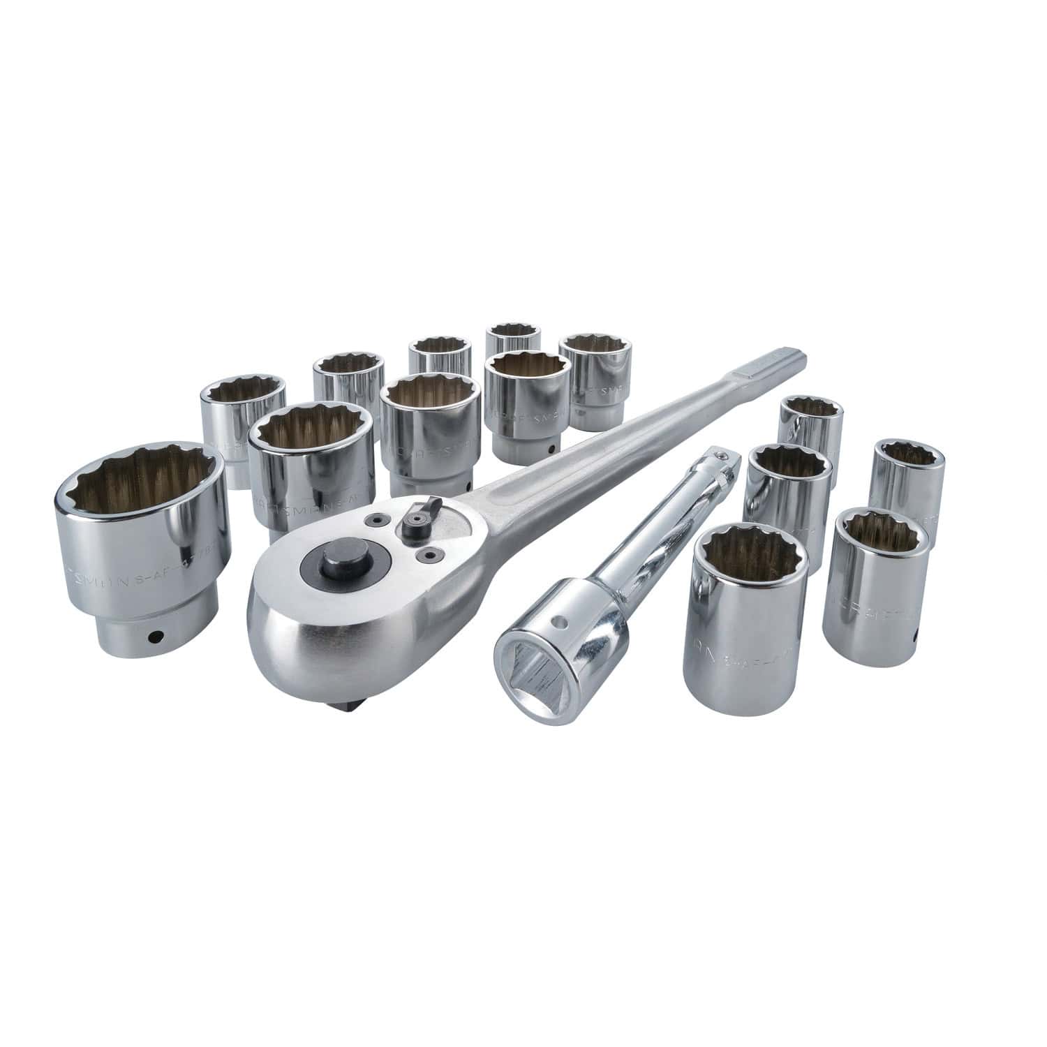 CRAFTSMAN 16-Piece Standard (SAE) 3/4-in Drive 12-point 3/4-in Shallow Socket Set