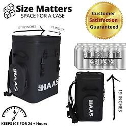 BREW HAAS Backpack Cooler - THE FUELER - 36 Cans