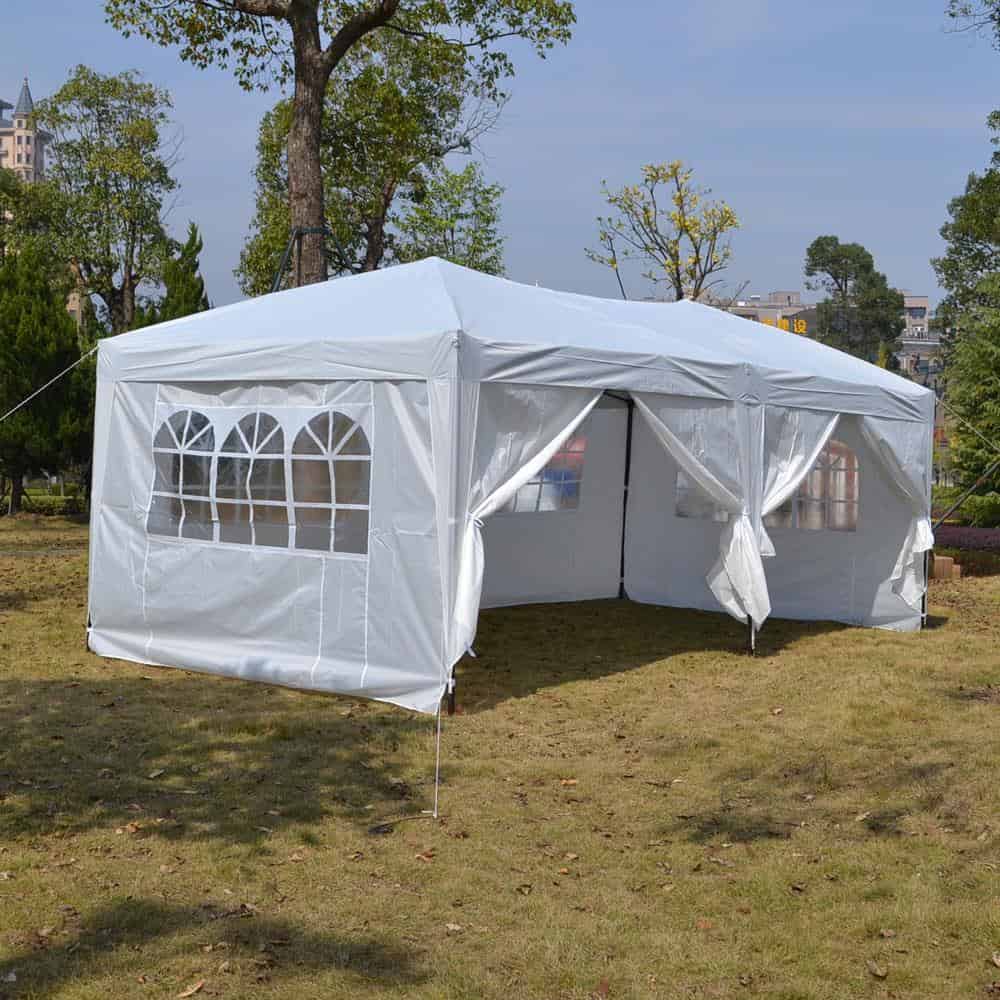 UBesGoo 10'x 20' Outdoor Ez Pop Up Party Tent Wedding Gazebo Canopy 6 Walls