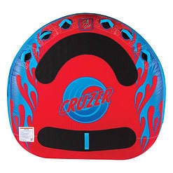 Connelly Cruzer 3 Person Soft Top Inflatable Towable Inner Tube, Blue & Red