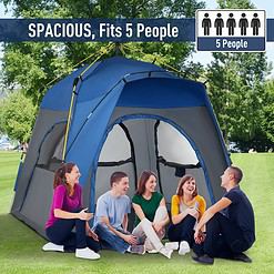Outsunny 5 Person Camping Tent