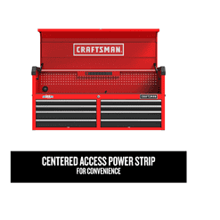 CRAFTSMAN CMST98272RB 2000 Series 51.5-in W x 24.7-in H 8-Drawer Steel Tool Chest (Red)