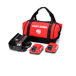 CRAFTSMAN CMCF820D2 V20 20-volt Max Variable Speed Brushless Cordless Impact Driver (2-Batteries Included)